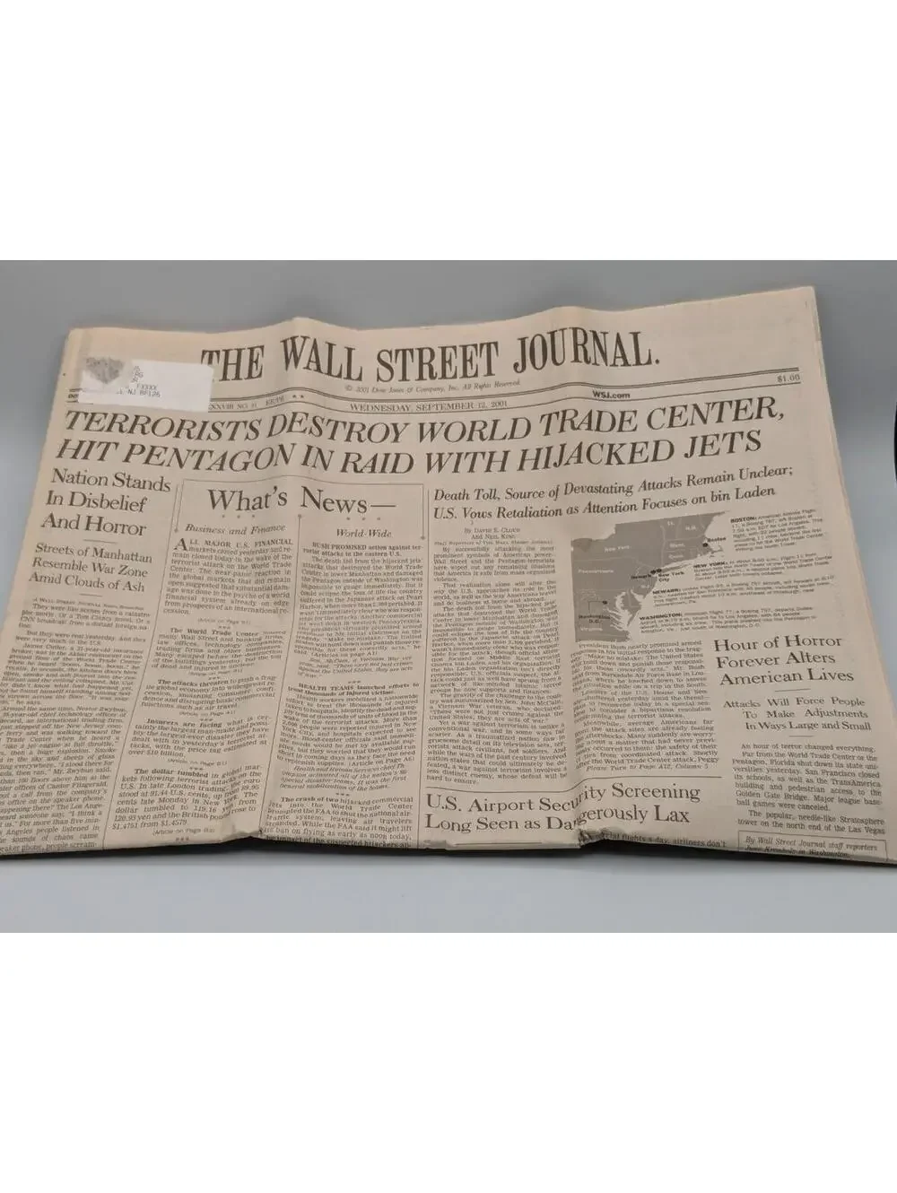 Wall Street Journal Sep 12, 2001, 